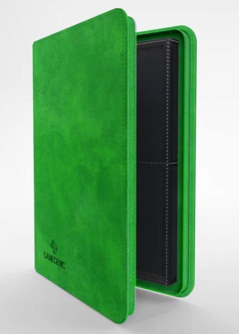 Gamegenic Green 8-Pocket Zip-Up Binder image 0